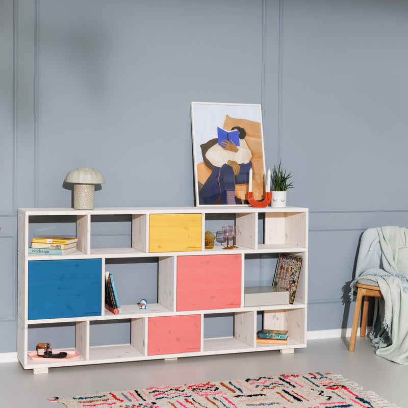 Bio Regal aus zertifiziertem Massivholz und ökoligischer Lasur