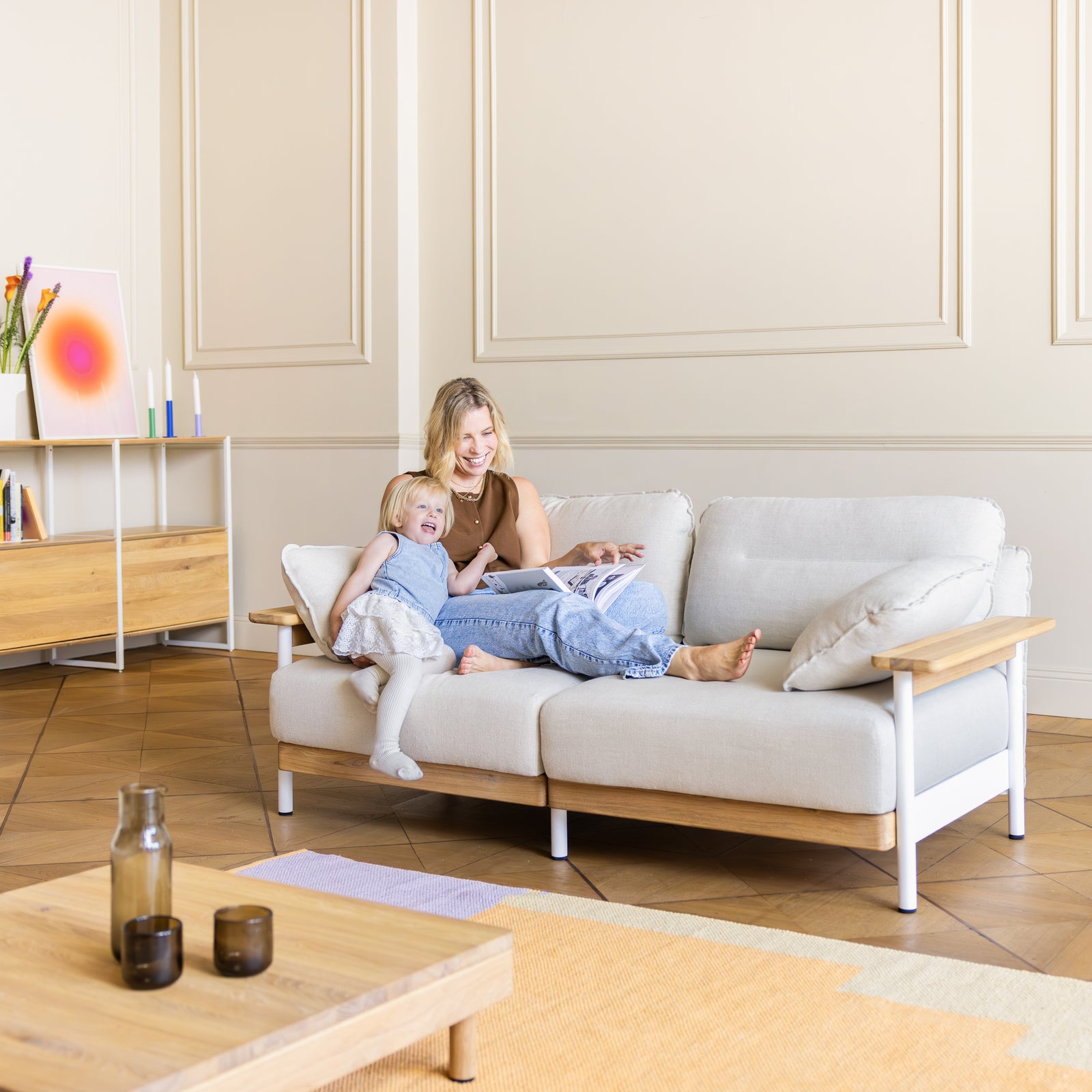 Hochwertiges Modernes 2-Sitzer Sofa