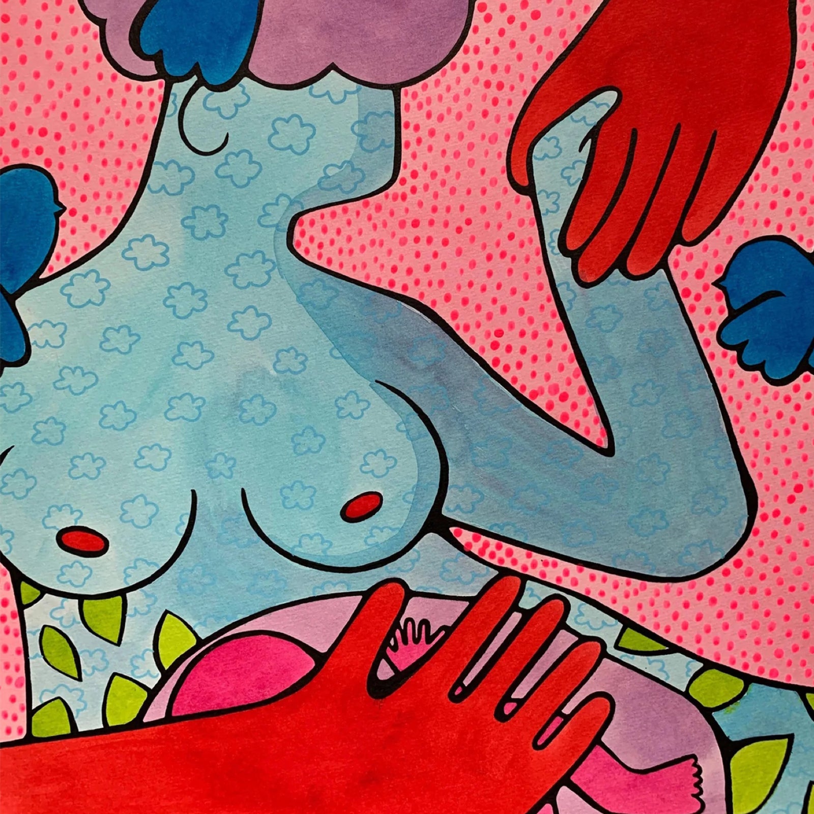 Kunst über Schwangerschaft und Geburt