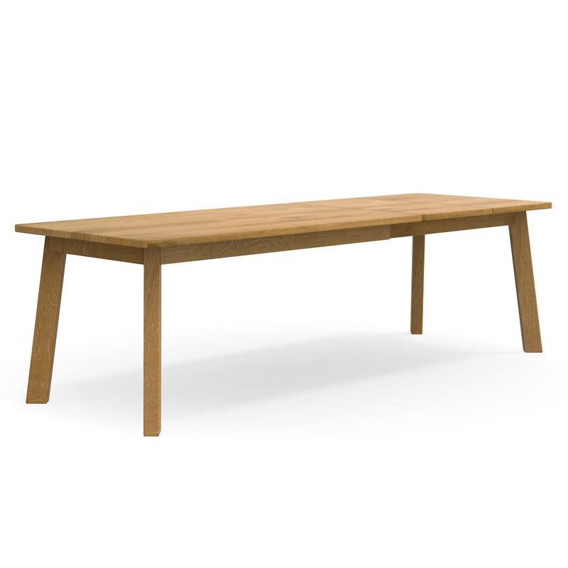 Ausziehbarer Esstisch Form F Eiche