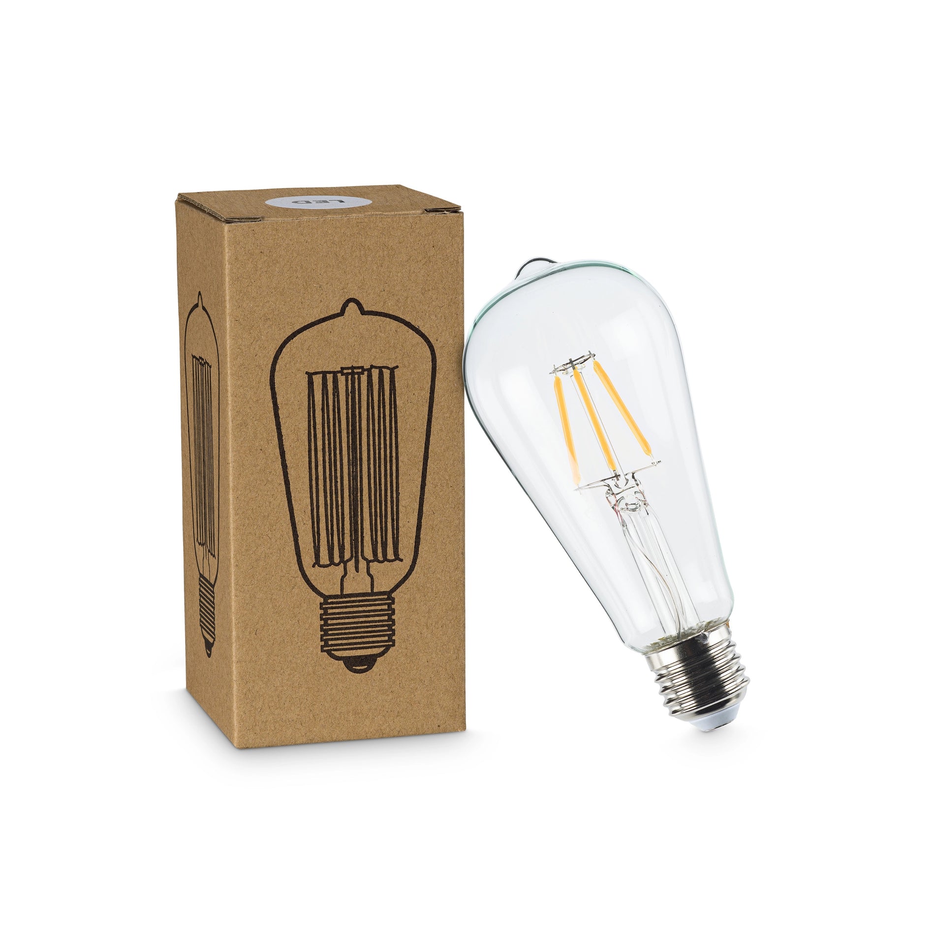 Vintage LED Birne lang schmal