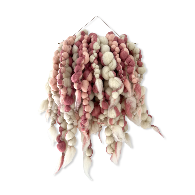 Pippi pink and off white