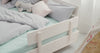 Rausfallschutz für weiße ekomia Betten und das Familienbett Swebe