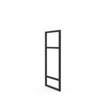 Nachhaltiges Sideboard aus solider Eiche und veredeltem Stahl in schwarz geprägt vom Industrie Minimalismus (Industrial Minimalism)