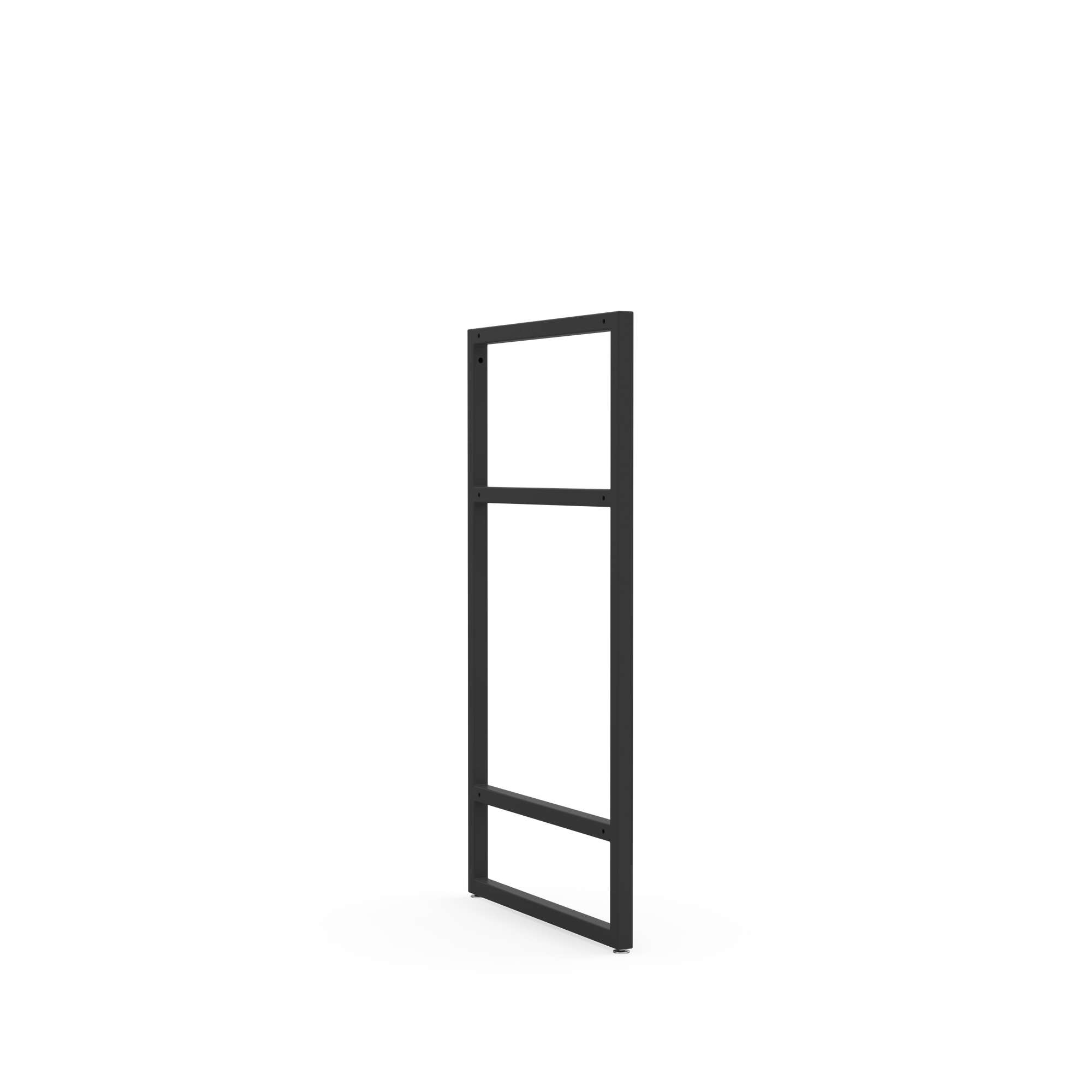 Nachhaltiges Sideboard aus solider Eiche und veredeltem Stahl in schwarz geprägt vom Industrie Minimalismus (Industrial Minimalism)