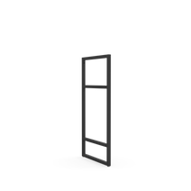 Nachhaltiges Sideboard aus solider Eiche und veredeltem Stahl in schwarz geprägt vom Industrie Minimalismus (Industrial Minimalism)