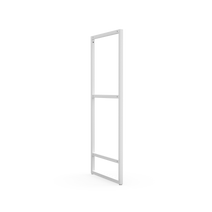 Regalmodul Wega Center 900 für Kombinationsvarianten für ein zeitloses Highboard aus Metall und massivem Eichenholz 