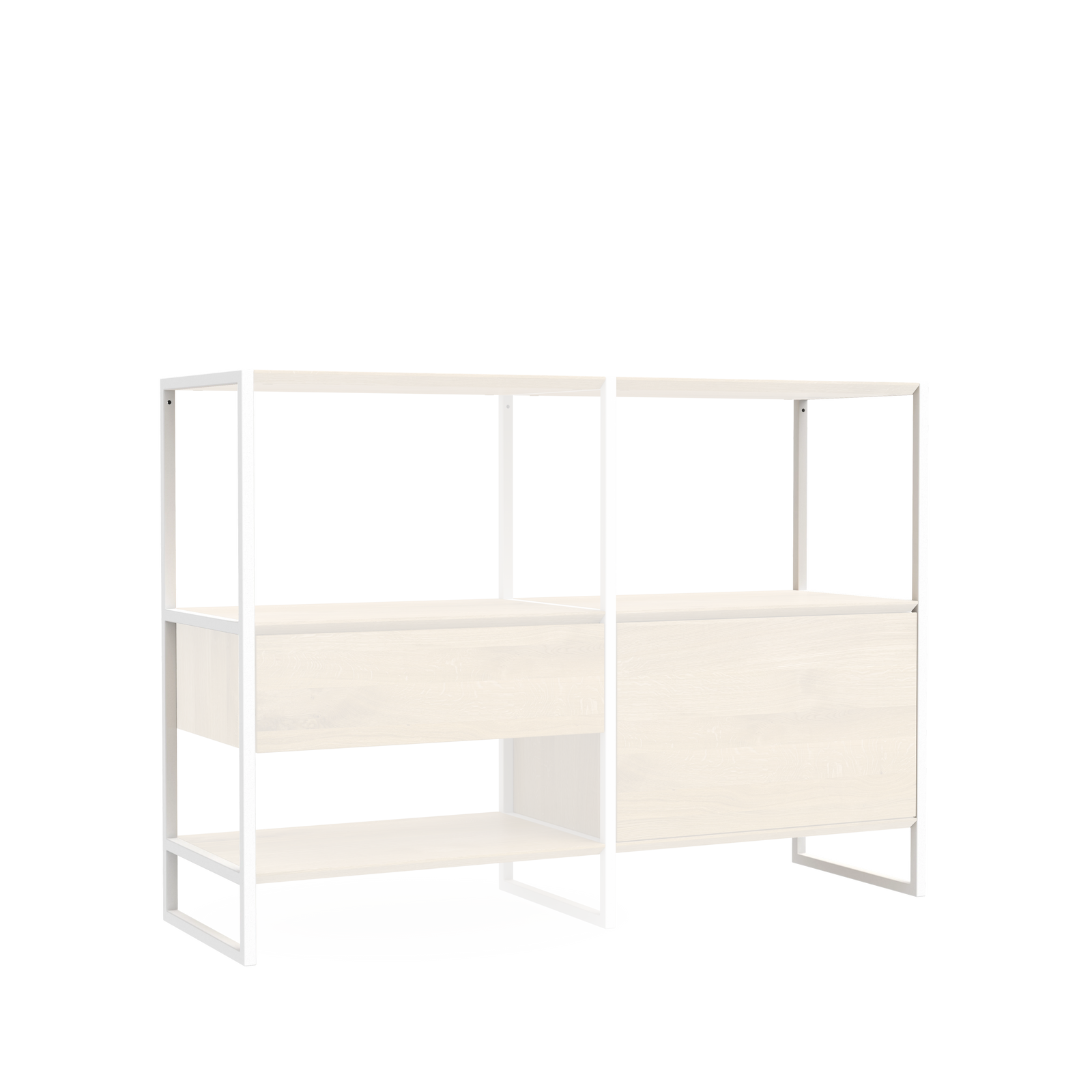 Highboard Wega weiße Metallbeine 