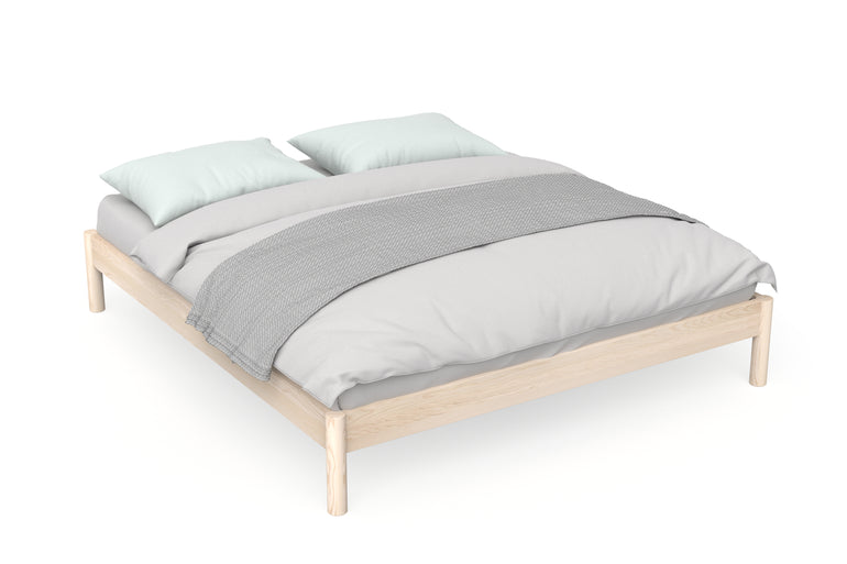 Designbett Ærø aus Esche von ekomia