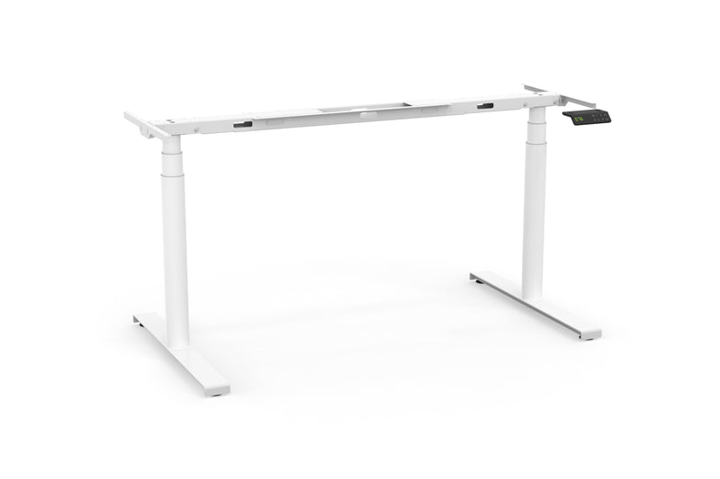 Height Adjustable Table Frame Levi White