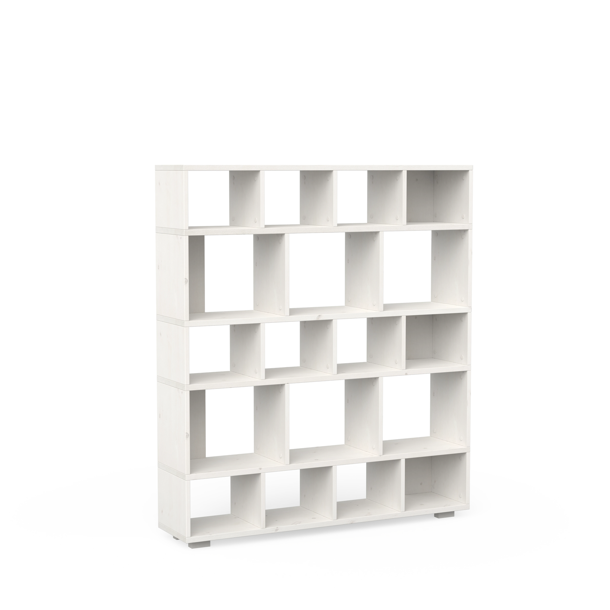 Minimalistiches Regal aus Echtholz mit funktionaler Ablagefläche 