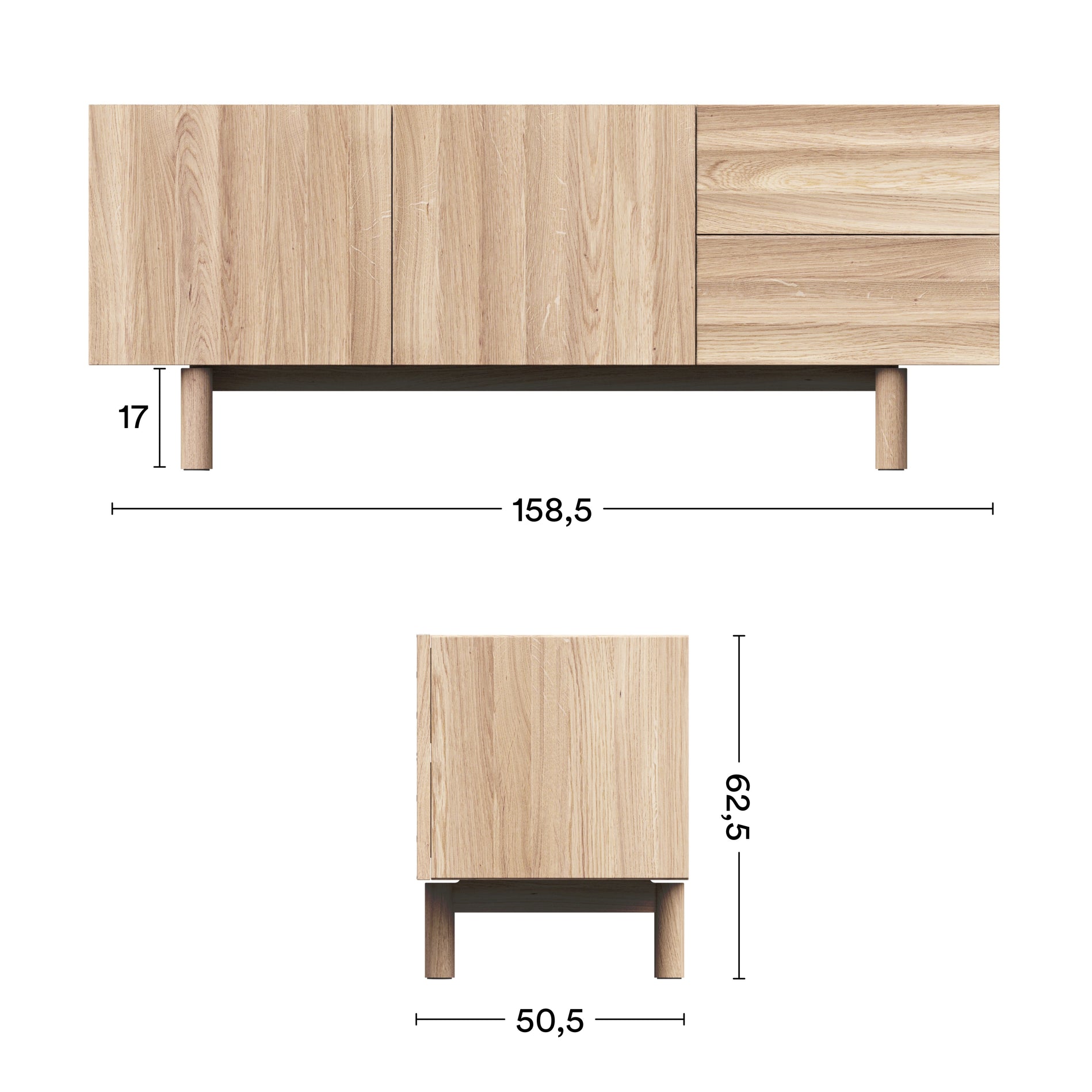 Maße Sideboard Dun M