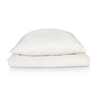 Nachhaltige Bettwäsche Off White aus Leinen und Hanf