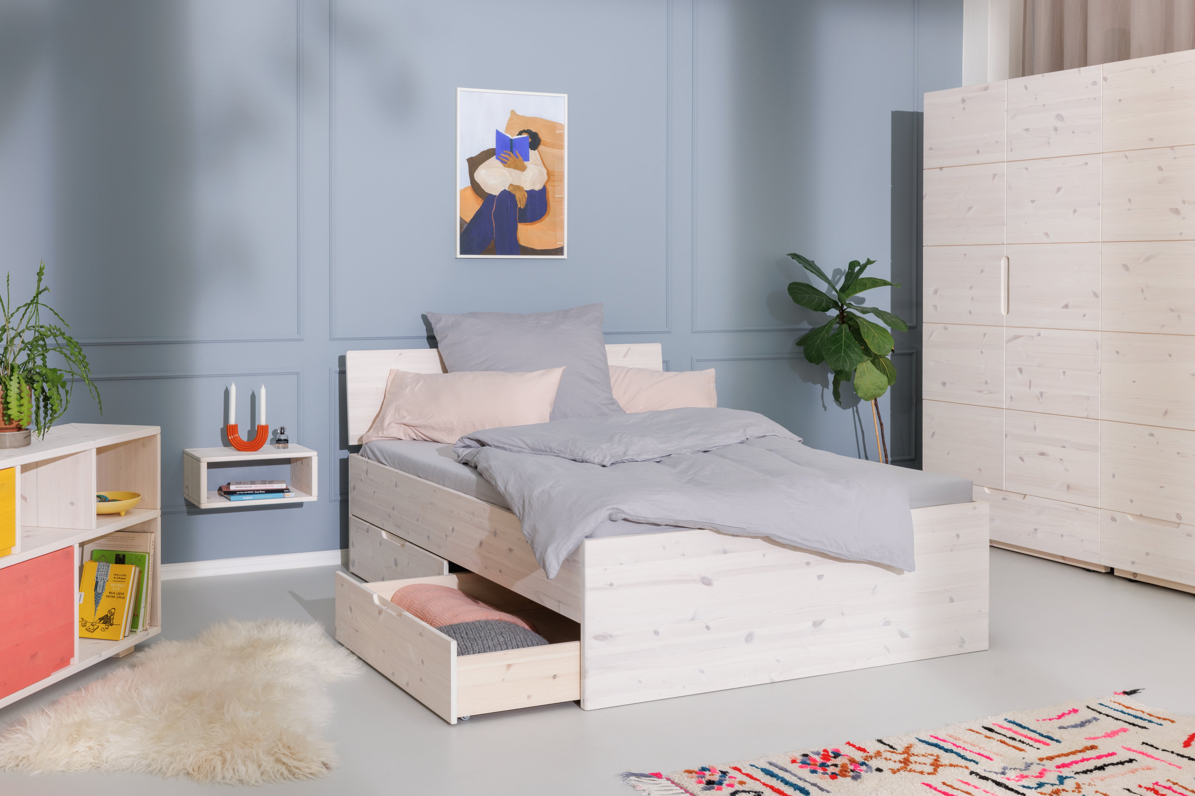 Futon bed deals with storage underneath