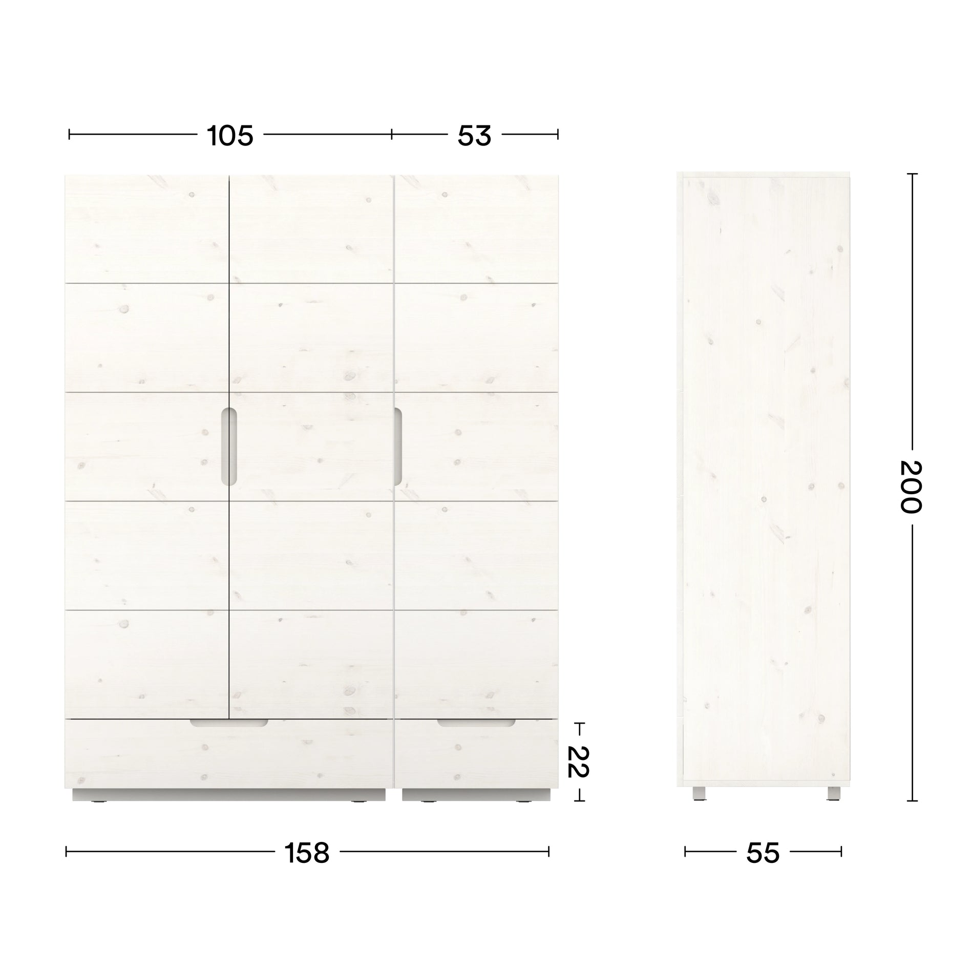 Maße 3 Türer Kleiderschrank Enorm S 150 cm