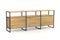 Massivholz-Sideboard aus Eiche und Metall, individuell anpassbar