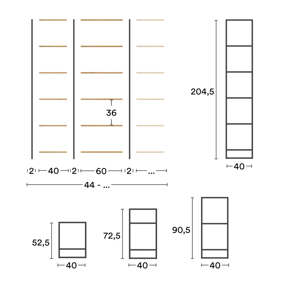 Maße Wega System 