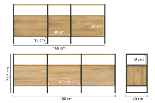 Maße Sideboard Wega