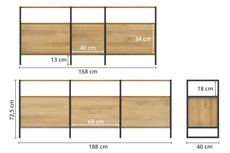 Maße Sideboard Wega