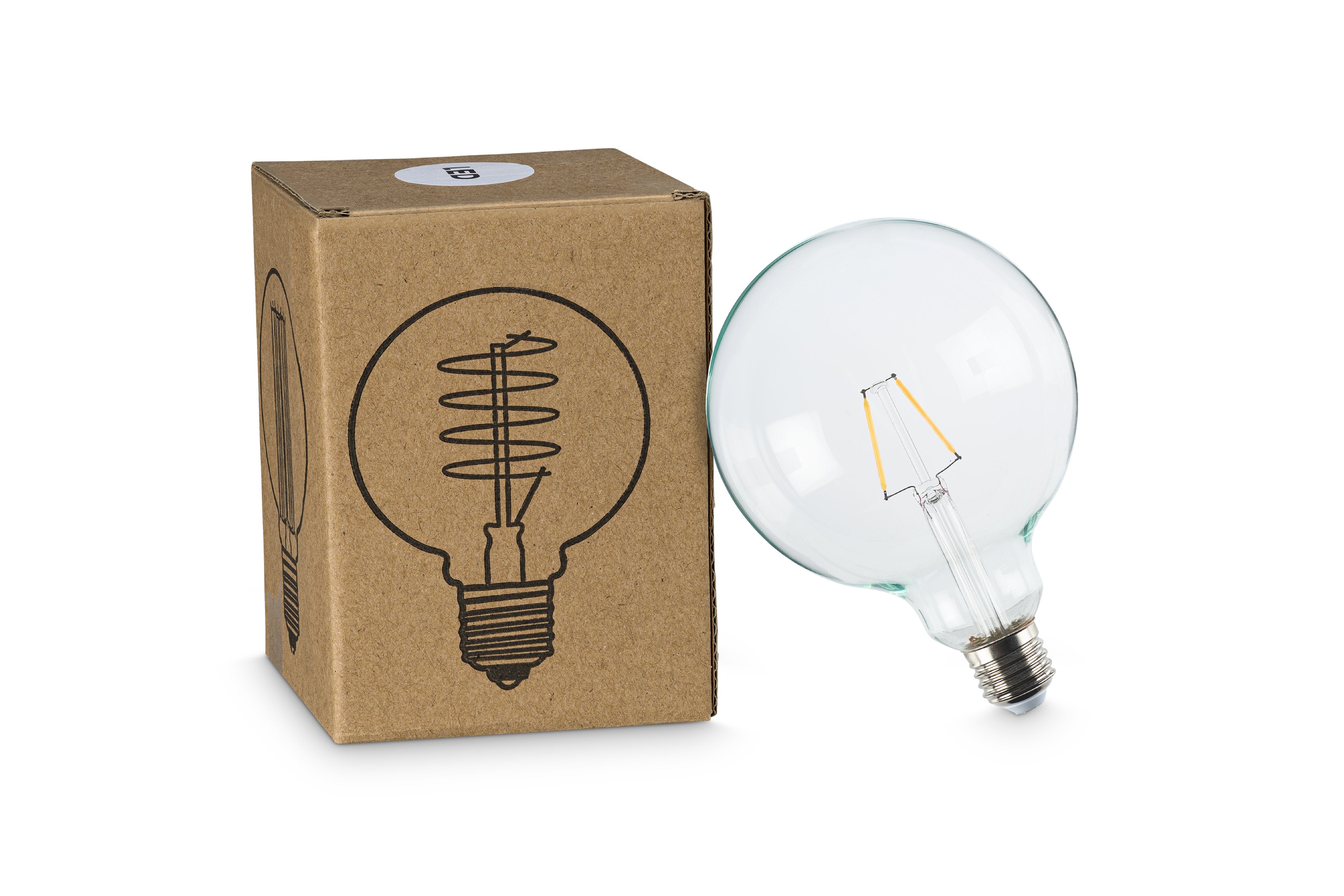 Edison LED Filament Retro Birne G125