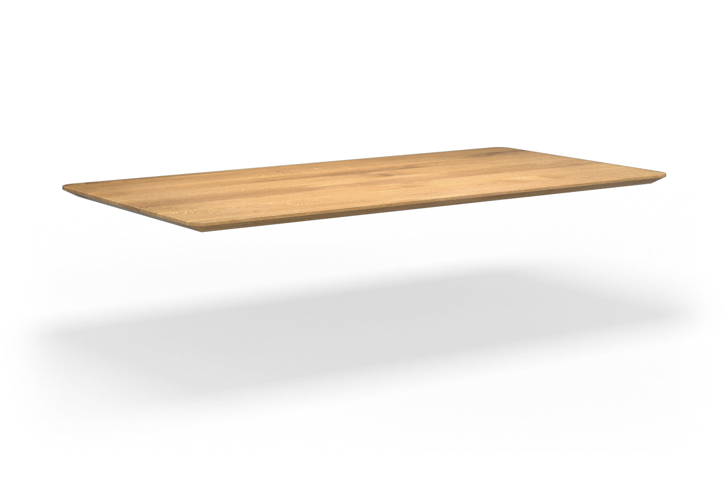 Tischplatte Plattform aus Massivholz Eiche nach Maß von ekomia