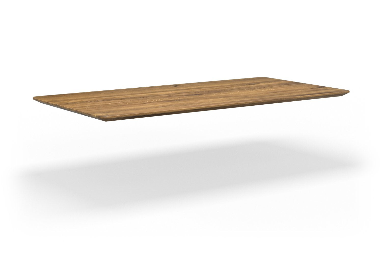 Tischplatte Plattform aus Massivholz Wildeiche nach Maß von ekomia
